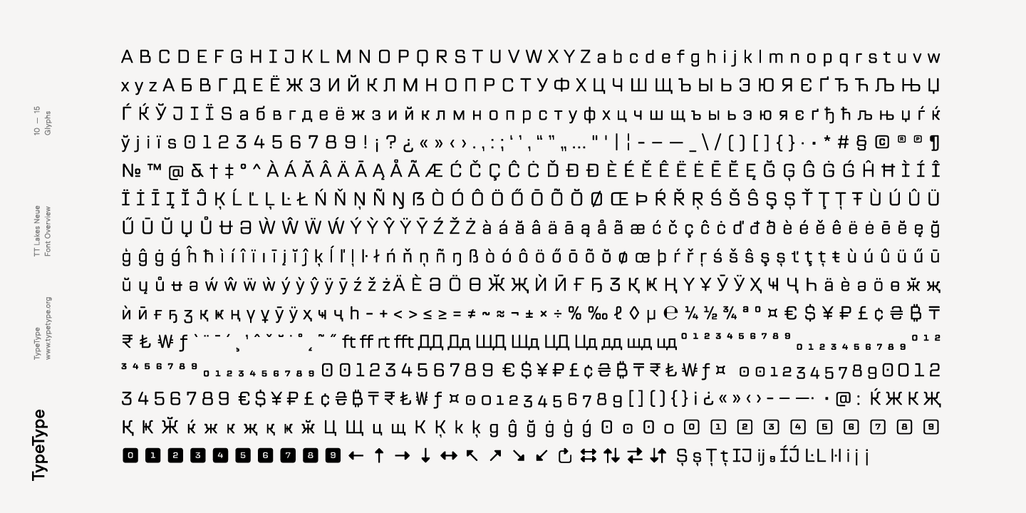 TT Lakes Neue Medium Italic Font preview